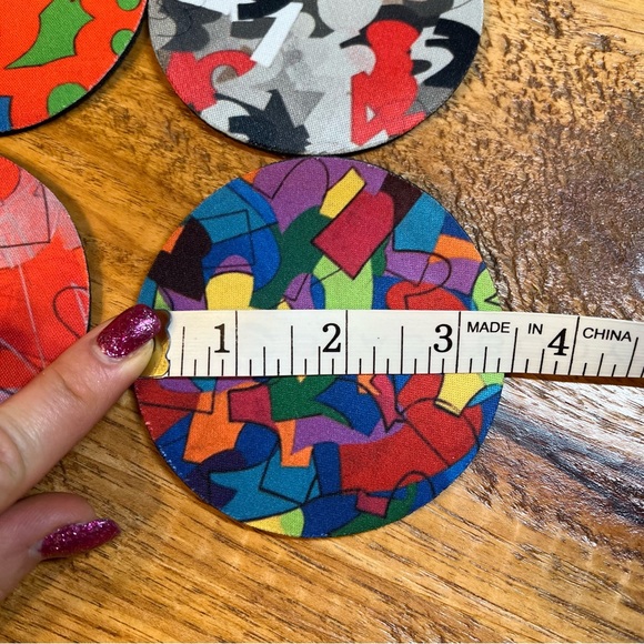 ⭐️HP 3/14⭐️Set of 4 coasters- Original Artwork - Picture 2 of 4